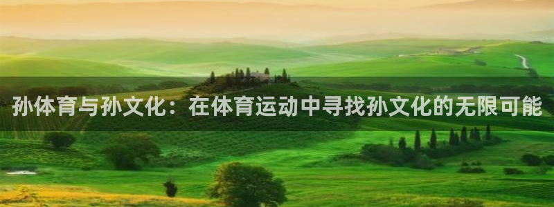 xc体育：孙体育与孙文化：在体育运动中寻找孙文化的无限可能